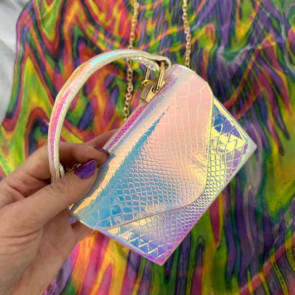 Holographic Clutch Crossbody Bag - Picture 4 of 5